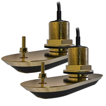 Raymarine RV-220 RealVision 3D Bronze Thru-Hull Transducer Pair Pack, 20-Degree