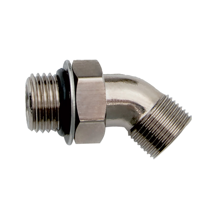 Uflex USA 45° Adjustable Fitting for UP Series Helms, ORB 6 to 3/8 in. Compression