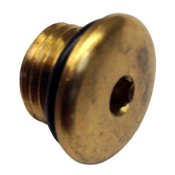 Uflex USA 71928P Brass Plug with O-Ring for Hydraulic Pumps