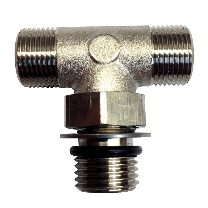 Uflex USA 71955T Boss Style T-Fitting, Nickel