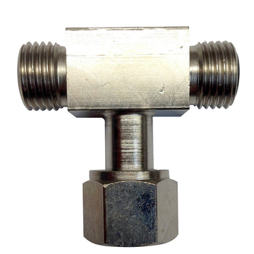 Uflex USA Powertech Bulkhead T-Fitting, Durable Marine Hydraulic Connector