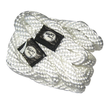 Taylor Made Fender Loc Fender Lines, 3/8" x 6', White, Pair