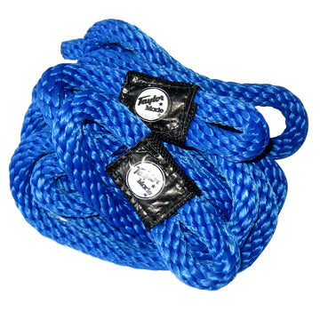 Taylor Made Fender Loc Fender Lines, 3/8" x 6' Pair – Blue, Fade-Resistant