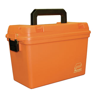 Plano Deep Emergency Dry Storage Box, 15" L x 8" W x 10" H, Orange, Made in USA