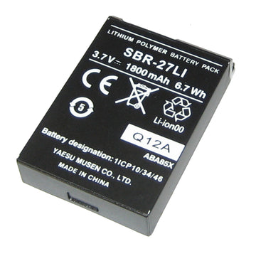 Standard Horizon SBR-27LI Lithium Ion Battery, 1800mAh – For HX300 VHF