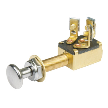BEP Marine 2-Position SPST Push-Pull Switch, OFF/ON, 6-36V DC, Marine-Grade