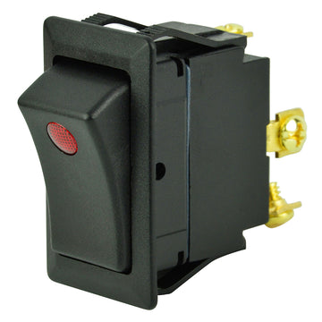 BEP Marine SPST Rocker Switch, 12V, 1-LED, ON-OFF