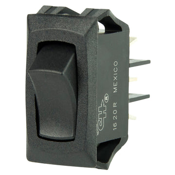 BEP Marine Curved SPDT Mini Rocker Switch, 12V ON/ON – Marine Grade