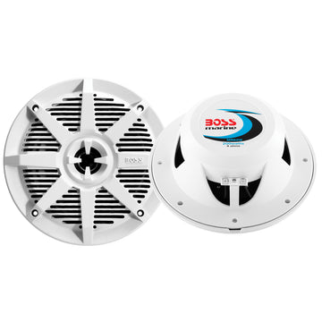 Boss Audio MR62W 6.5 in. Marine Speakers - White - 200W