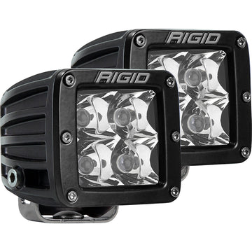 RIGID D-Series PRO Hybrid-Spot LED Pair - 3168 Lumens