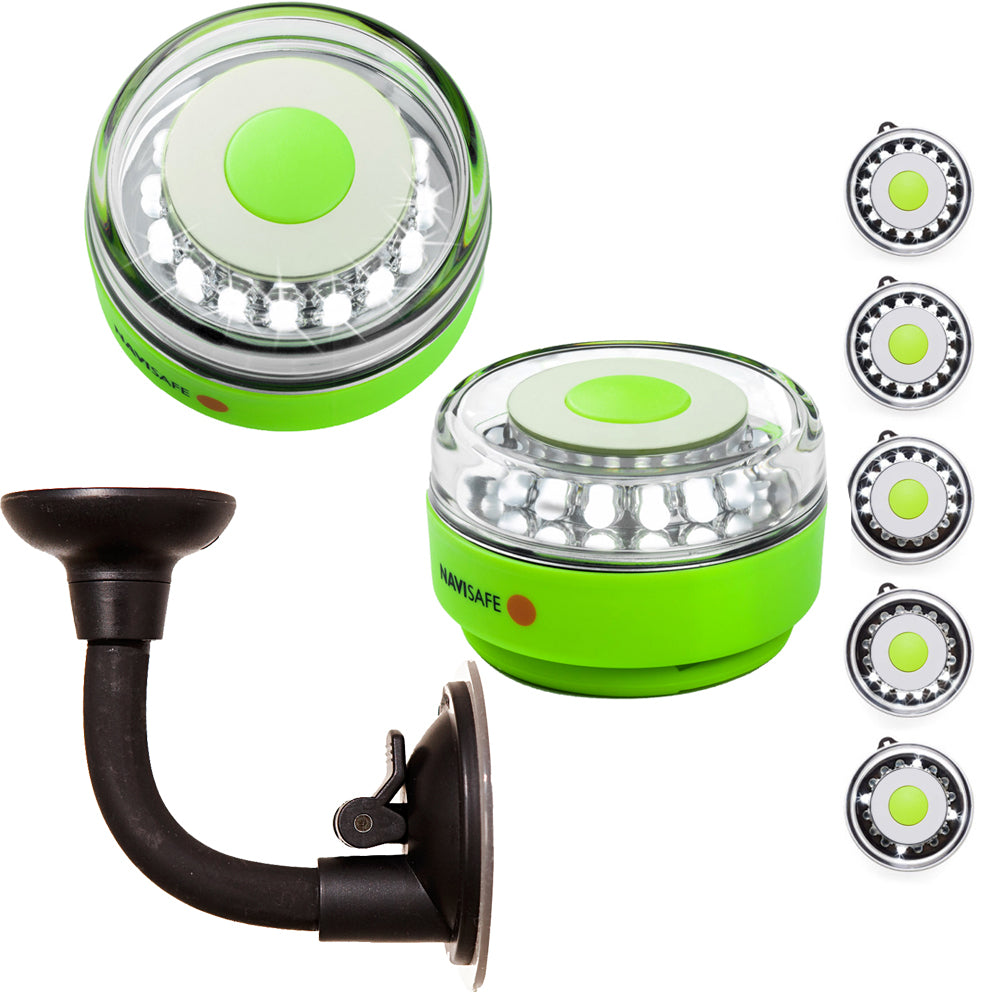 Navisafe Portable Navilight 360° 2NM Rescue Kit, Glow-in-the-Dark, USCG Approved