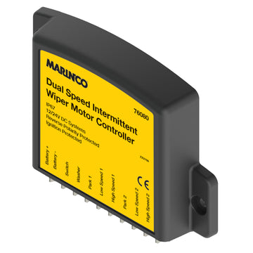 Marinco Dual Speed Intermittent Wiper Motor Controller, 12V/24V