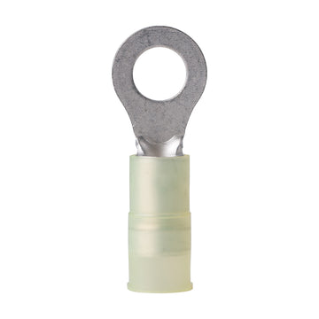 Ancor Marine Grade Nylon Ring Terminal, 12-10 AWG, 1/4", 25-Pack, UL Listed