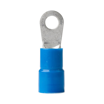 Ancor 6 AWG Nylon Ring Terminal, 1/4 in. Stud Size, 25-Pack