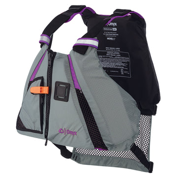 Onyx MoveVent Dynamic Paddle Sports Vest, M/L, Purple/Grey