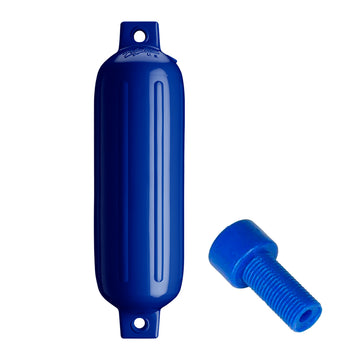 Polyform U.S. G-3 Twin Eye Fender, 5.5" x 19", Cobalt Blue