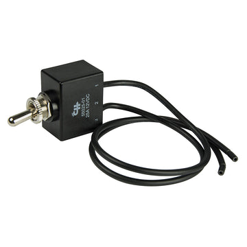 BEP Marine SPST Sealed Toggle Switch, OFF/(ON) Action, Chrome