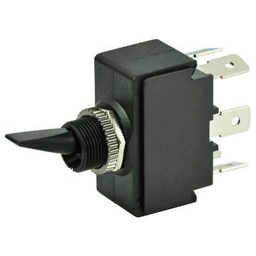 BEP Marine DPDT Toggle Switch, ON/OFF/ON, 25A 12V DC, Marine Grade