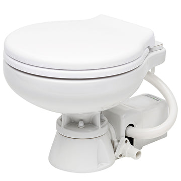 Johnson Pump AquaT Electric Marine Toilet, Super Compact 12V