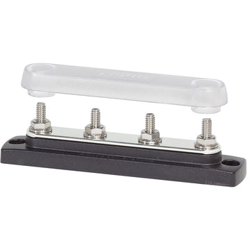Blue Sea Systems Common 150A BusBar - 4x 1/4"-20 Studs, Cover