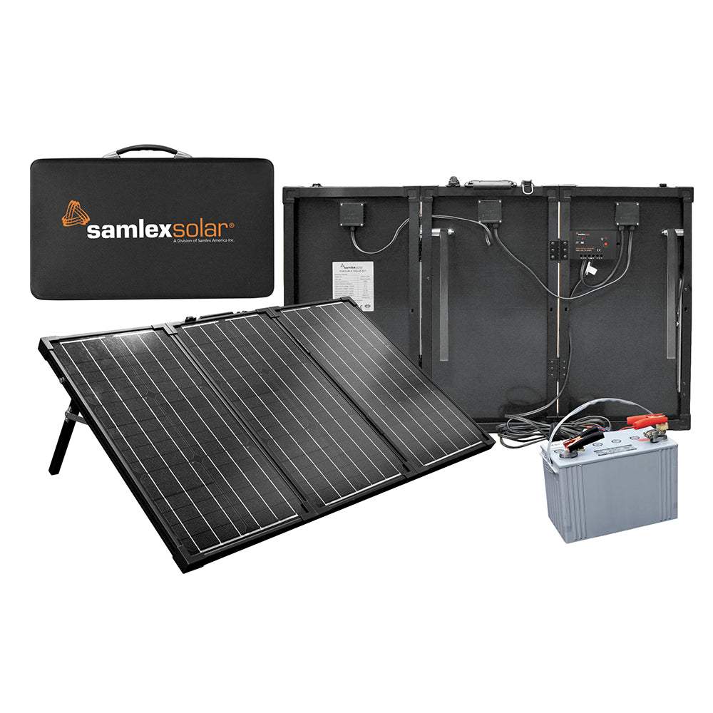 Samlex America MSK-135 Portable Solar Charging Kit, 135W 12V Battery Charger