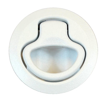 Southco M1 Push-to-Close Flush Pull Latch, Medium, White