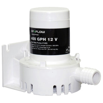 Johnson Pump 400 GPH 12V Bilge Pump – Barbed Port, CE Approved
