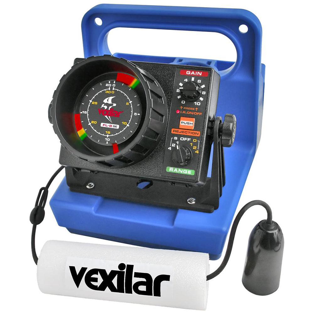 Vexilar FL-8SE Genz Pack Fish Finder with 19-Degree Ice-Ducer
