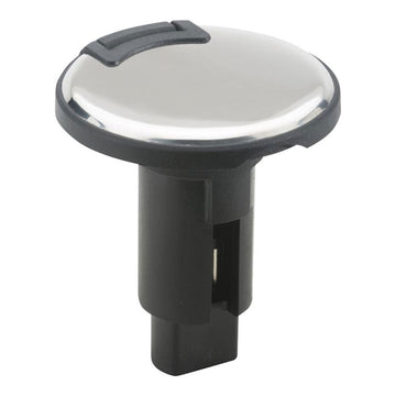 Attwood LightArmor 2-Pin Stainless Steel Round Plug-In Base