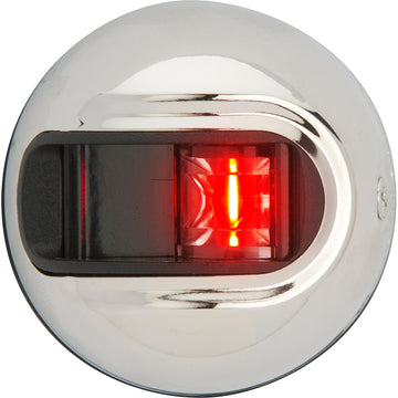 Attwood LightArmor Vertical Surface Mount Navigation Light, Port (Red), 2NM