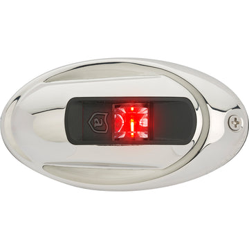 Attwood LightArmor Vertical Port Navigation Light, SS, 2NM USCG Certified