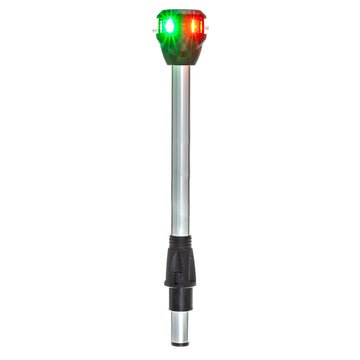 Attwood LightArmor Bi-Color LED Navigation Pole Light, 10" with Task Light