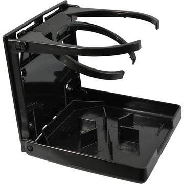Attwood Marine Dual Ring Fold-Up Drink Holder - Black