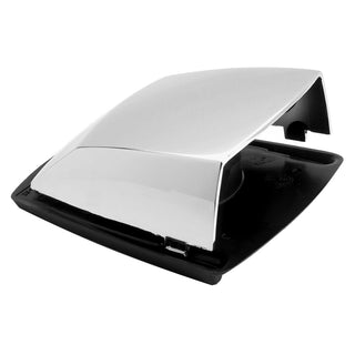 Attwood Marine Hull-Mounted Cowl Ventilator, Chrome-Plated, for 3" ID Hose