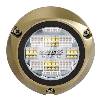 Lumitec SeaBlazeX2 Spectrum LED Underwater Light, Full-Color RGBW