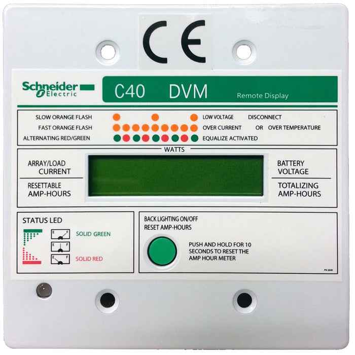 Xantrex C-Series Digital Remote Meter with 50 ft. Cable