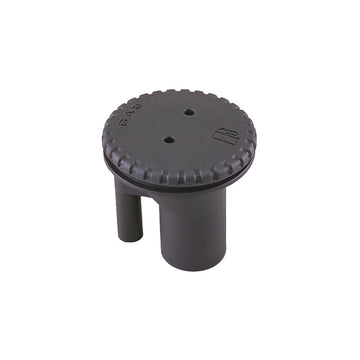 Perko Vented Fuel Fill, Straight Neck, 1-1/2" Hose, Gas, Black