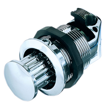 Southco M1 Pop-Out Knob Latch, Push-to-Close, Chrome Plated, Corrosion-Resistant