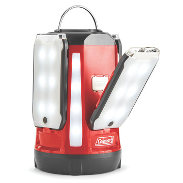 Coleman Quad Pro 800L LED Panel Lantern, 4 Panel Rechargeable