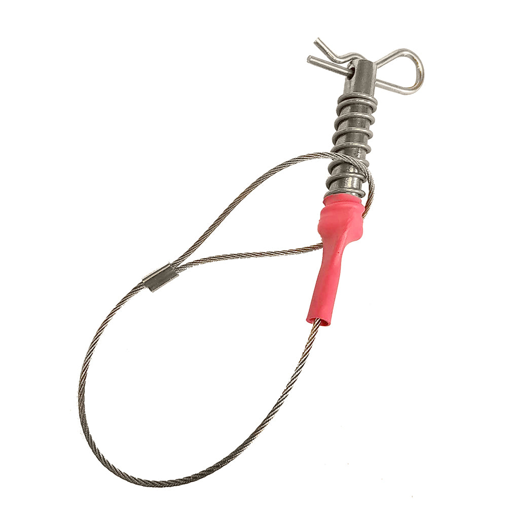 Sea Catch TR5 SSP Spring Loaded Safety Pin, 7/16" Shackle, Stainless Steel