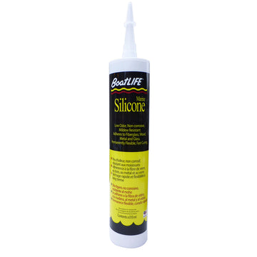 BoatLIFE Silicone Rubber Sealant, 10.6 oz. Cartridge – Black, Marine-Grade