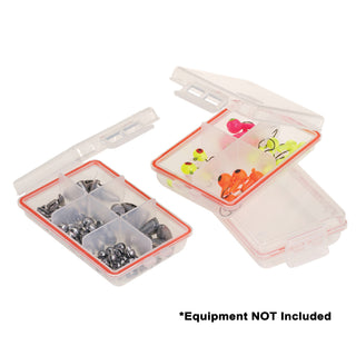 Plano Waterproof Terminal 3-Pack Tackle Boxes, Clear