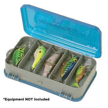 Plano Double-Sided Tackle Organizer, Small, 13 Compartments, Silver/Blue