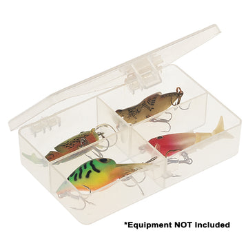 Plano Four-Compartment Tackle Organizer, Clear – Made in USA