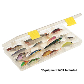 Plano ProLatch Thin Stowaway 3600 Tackle Box, Clear – 11" x 7.25" x 1.13"