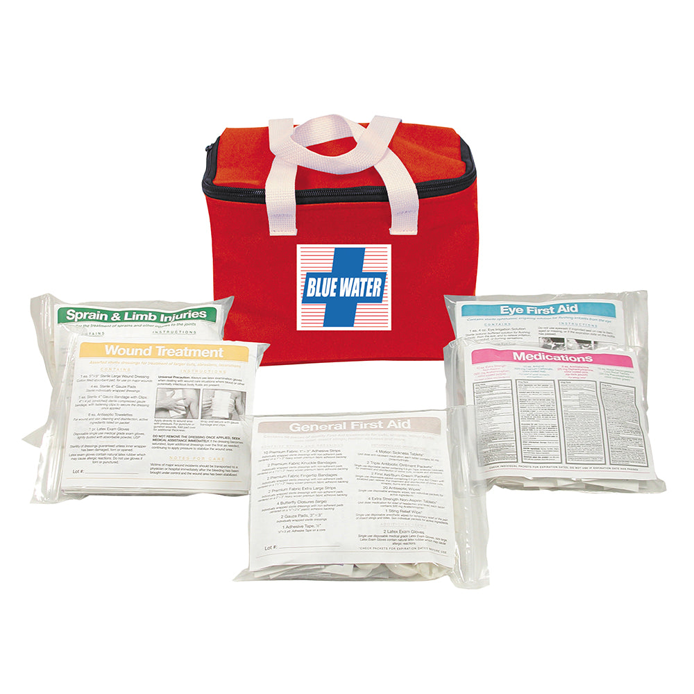 Orion Blue Water First Aid Kit, Soft Nylon Case – 146 Pieces