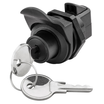 Whitecap Locking Push Button Latch, 1-Inch Cut-Out