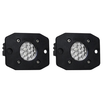 RIGID Industries 20641 Ignite Flush Mount Flood Light, 1000 Lumens, 12W