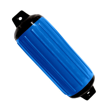 Taylor Made Super Gard Inflatable Vinyl Fender, 6.5" x 22" Blue – Made in USA