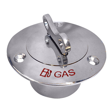 Whitecap 6031 Pipe Deck Fill, 1-1/2" Gas, 316 Stainless Steel